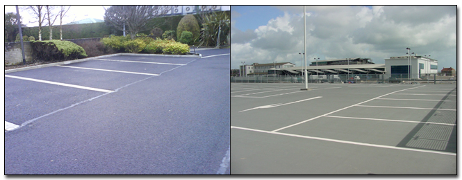 Tarmacadam for Cark Parks